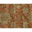 Hand Knotted Wool Area Rug in Rust And Black