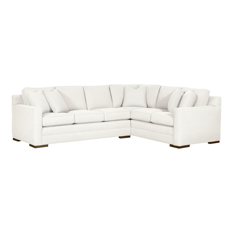 Summerton Upholstered L-Shaped Sectional Right Hand Facing, Kennelly Snow, Havana