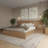 James 3 Piece Bedroom Set with Bed and 2 Floating Nightstands-109762587-109762588