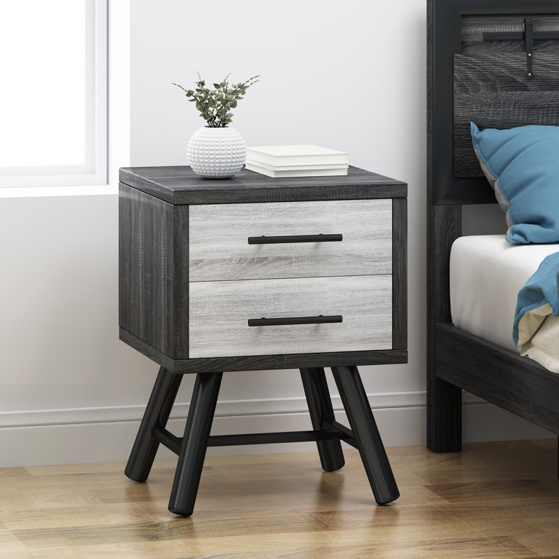 16.54'' W Nightstand, Gray Oak