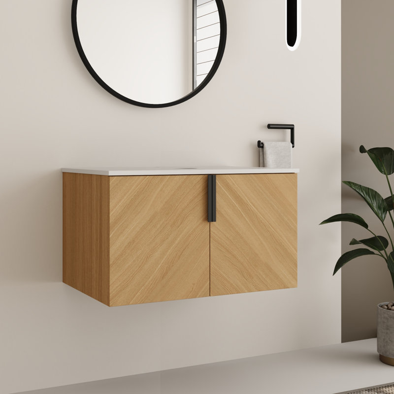 Base de meuble-lavabo simple 30 po Caldicot, armoire de base sans lavabo