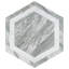 Carreau de porcelaine 11 po x 13 po Marbilia Hex w / Biotech-62376029