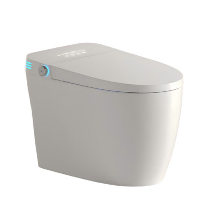 Smart Bidet Toilet with Auto Flush Heated Seat and Remote Control