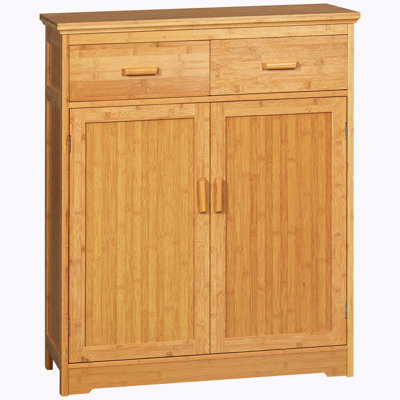 Shenan Solid Wood Freestanding Linen Cabinet