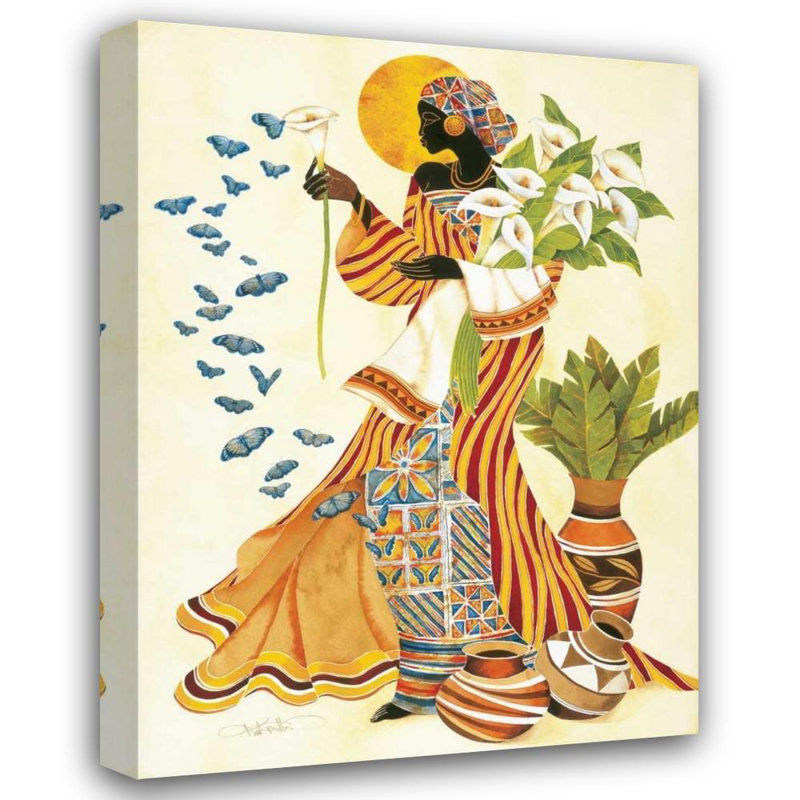 «Bungalow Rose Mallett», art sur toile tendue par Keith Gallery: Souls Awakening, H 36 po x l 28 po