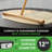Nutrichef Electric Crepe Maker Pan & Griddle - 12 Inch Nonstick Cooktop, LED Indicators & Adjustable Temperature Control, Includes Spatula, Batter Spreader, Cooks Crepes, Roti & Pancakes