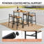 Ensemble de table de bar et tabourets de style industriel