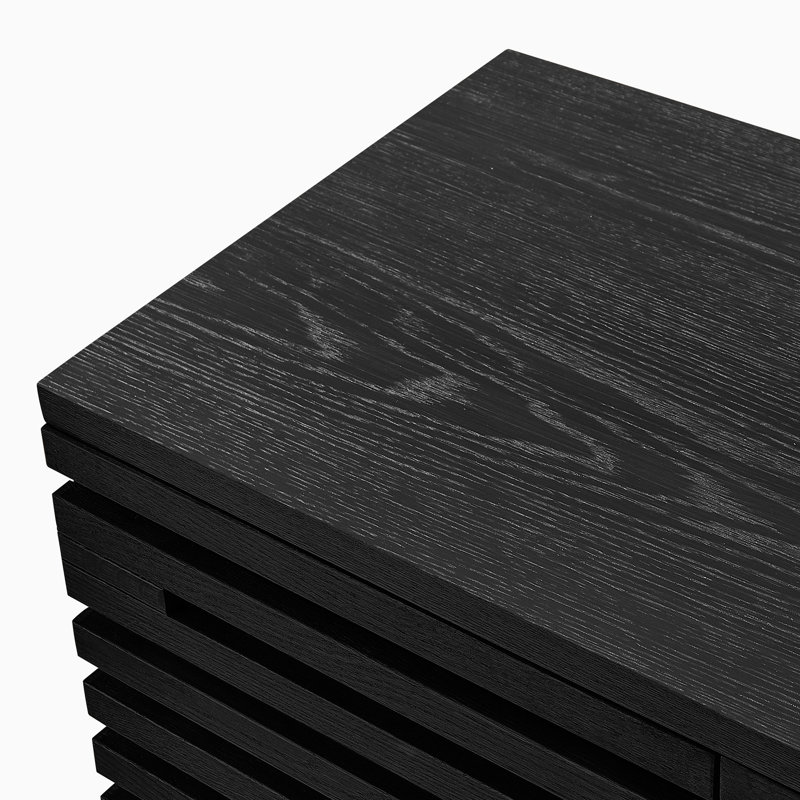 Armoire de rangement Hernest, Black