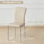 Classic High Back Upholstered Faux Leather Dining Chair with Silver/Black Leg-1927680463-1927680456
