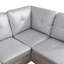 Canapé avec méridienne de 103,5 po de large avec repose-pieds Brevard-757663297-698523853