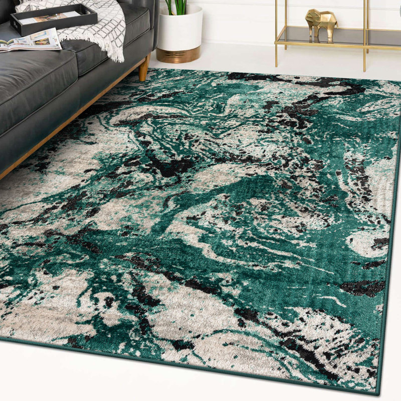 Abstract Indoor Rug, Rectangle 6' x 9'