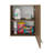 Natural Oak 1-Door Wall Cabinet-179223326