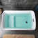 48'' x 27.5'' Freestanding Rectangular Bathtub with Integrated Seat, Non-Slip, for Small Spaces