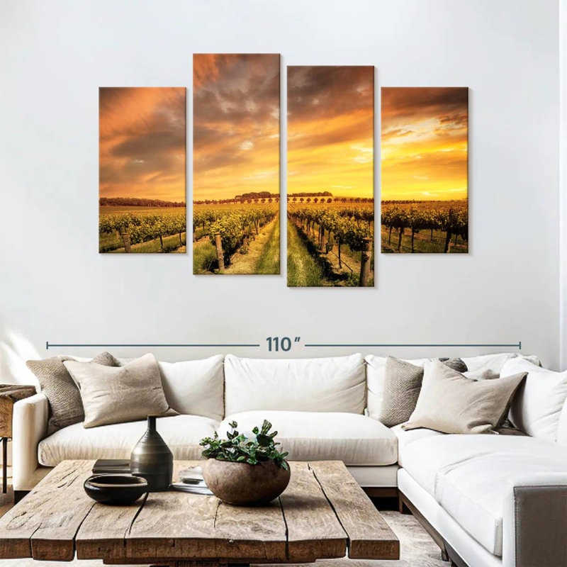 Alvord Barossa Valley Vineyard, H 54 po x l 84 po