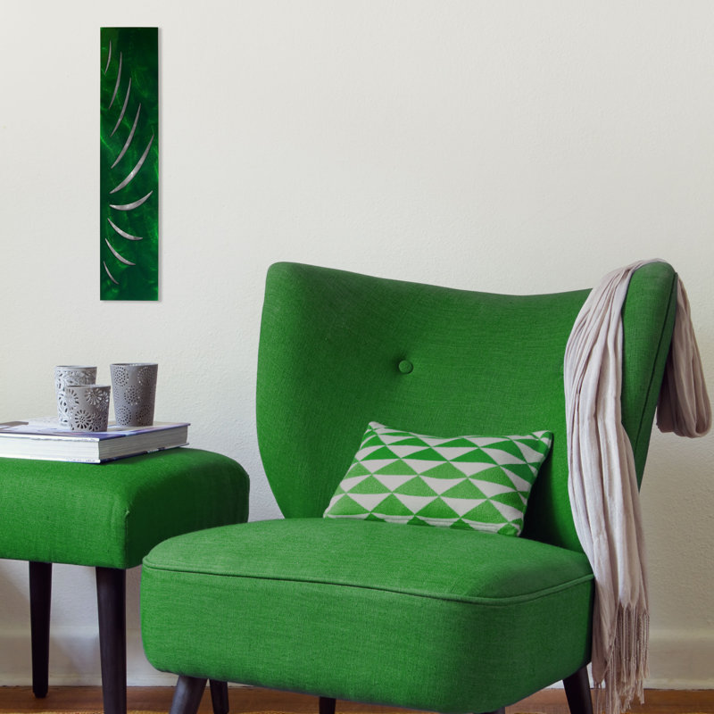 Décoration murale revers cils, Vert bonbon