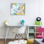 «Whimsical Elephant & Lion Friends», art de la giclée encadrée, design par Carla Daly-114294350-114294347