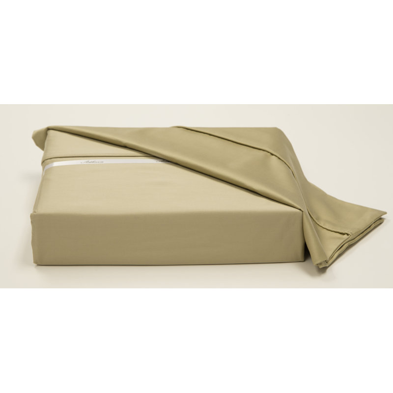 Drap-housse de mélange de coton 250 fils Hoggard, Taupe, Simple