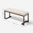 Normsman Pelican Bench - Pearl White