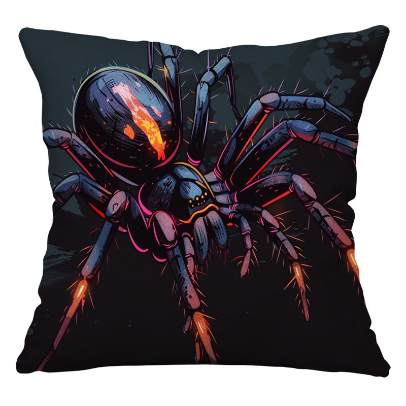 Cotton Blend Reversible Throw Pillow, 20"H x 20"W