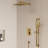 10" Pressure-Balanced Rain Shower System with 3-Function Handheld Shower and Adjustable Slide Bar-117466224
