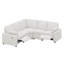 Canapé modulaire inclinable électrique pour cinéma maison avec canapé modulaire et porte-gobelets, ports USB et prise de courant-116879172