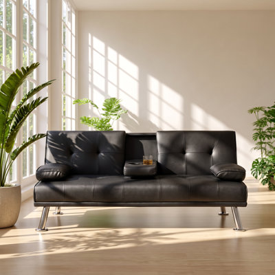 Twin 66 " Upholstered Convertible Sofa