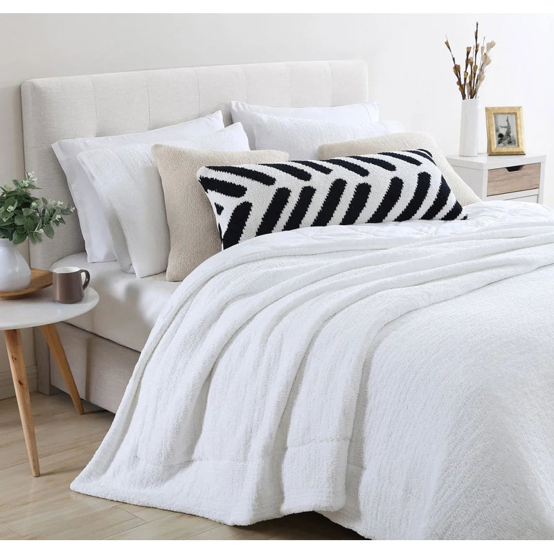 Snug Comforter, King Comforter, Clear White