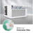LG 12,000 BTU 115V Window-Mounted Air Conditioner with Wi-Fi Control-124198103