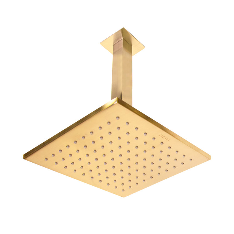 Waterblade Ceiling Mount Shower Arm, Brushed Gold