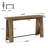 63" Rectangular Bar Table with Footrest