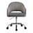 Modern Swivel Velvet Upholstered Office Chair with Armrests-866054342