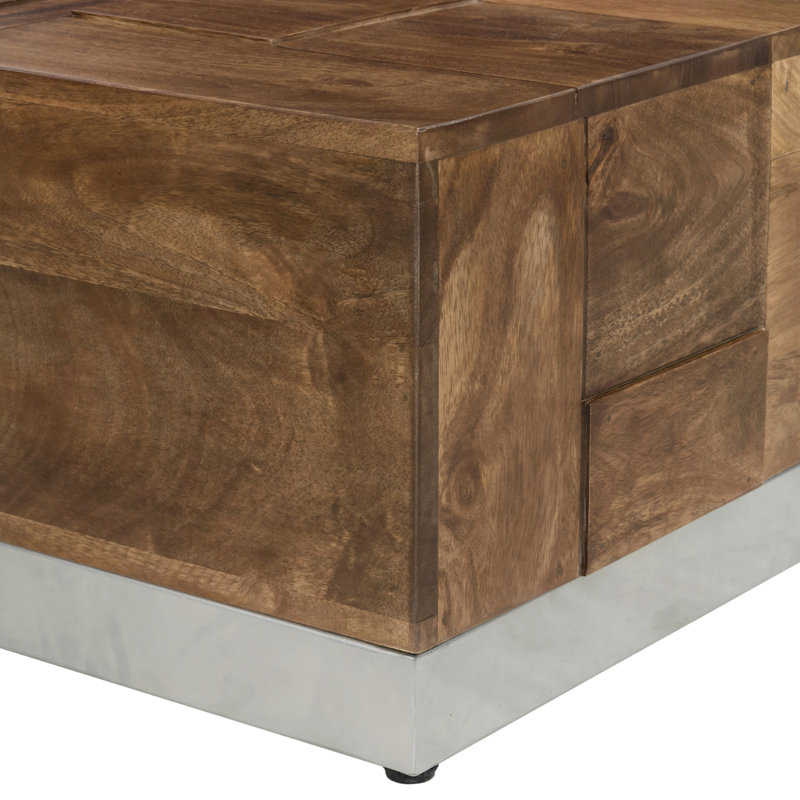 Café en bois massif avec rangement Luxvil Premium