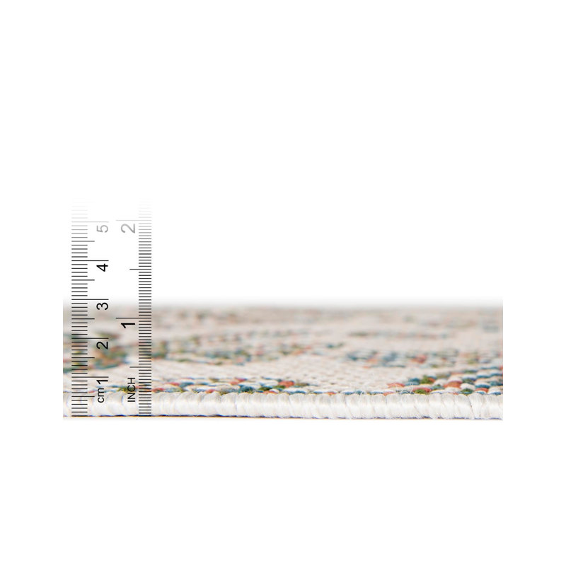 Tapis intérieur / extérieur Mehpare, Carré 7 pi 10 po