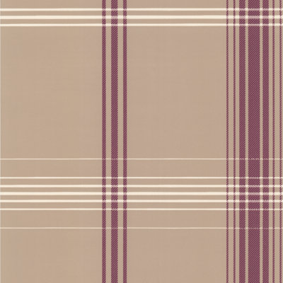 Papier peint embossé à motif écossais 33 'x 20,5 "Accents Oskar