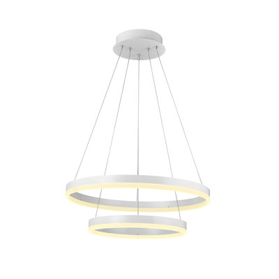 Gundrath 2 - Light White LED Unique/Statement Pendant