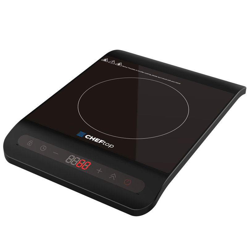Cheftop Black Ceramic Single Burner Induction Cooktop