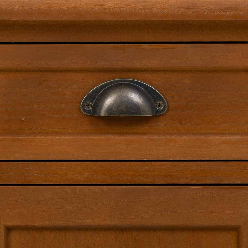 Zabarskaya 41.5cm W Solid Wood Bedside Table