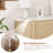 53.5'' Console Table With Marble Top-35313732
