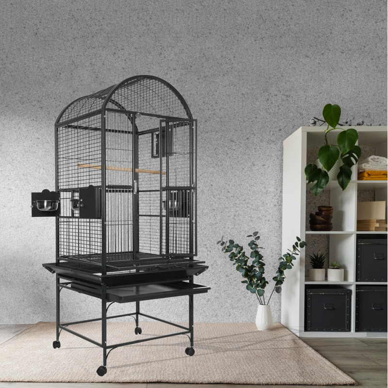 Cage à dôme noire 24 x 22 par A&E, Noir