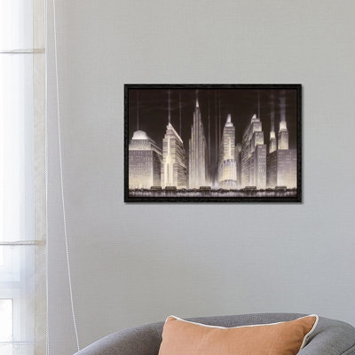 Boulevard by Robert Hoppe - Floater Frame Gallery-Wrapped Canvas Giclée on Canvas