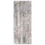 Tapis gris à motif abstrait-1630376484