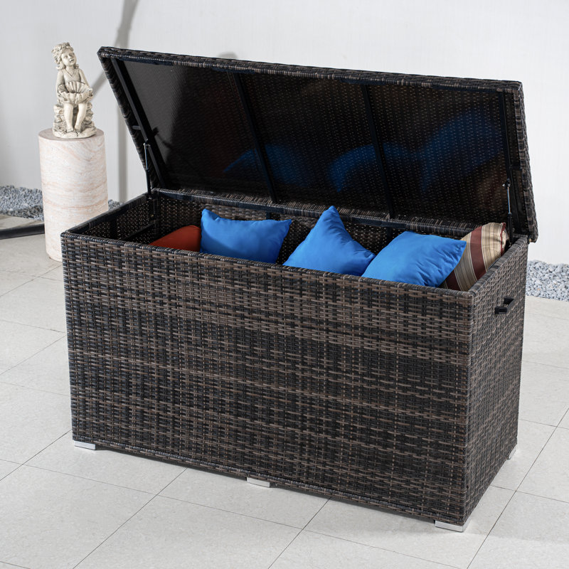Primestok 66.93'' W 265 Gallons Water Resistant Deck Box in Brown