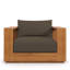 Chaise de patio en bois d'acacia Tahoe