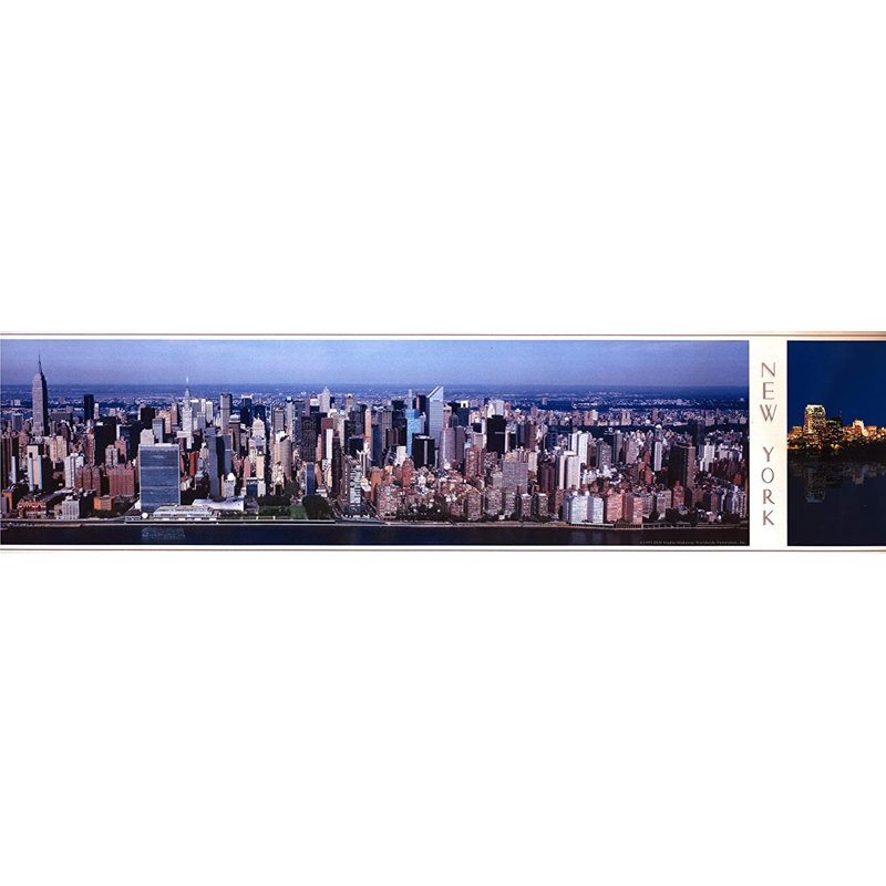 Bordure de papier peint L 15 pi x l 6 po New York City