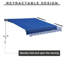 Housse rétractable en polyester l 120 po x P 60 po Aoodor-94586766-94592634