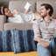 Housse de coussin carré en polyester / mélange de polyester Fluffy Fields-86565242-93840069-93840067