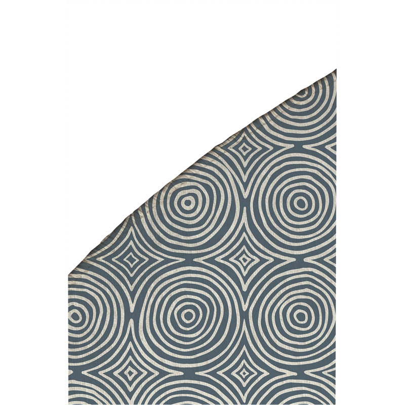 Tapis d'extérieur antidérapant Rolling Circles, Rond 5 pi