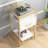 Tenille Glass Top End Table-1926416108