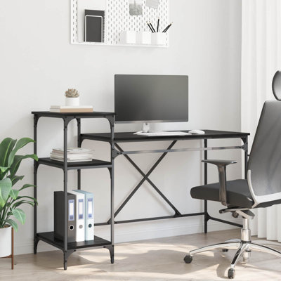 Metal Base Computer Desk