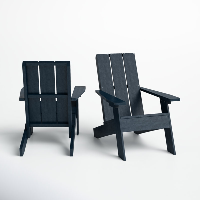 Byrnes Outdoor Adirondack Set, Federal Blue